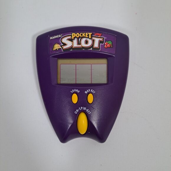 Radica Pocket Slot Electronic Hand Held Game 1999 Works! - Picture 1 of 3